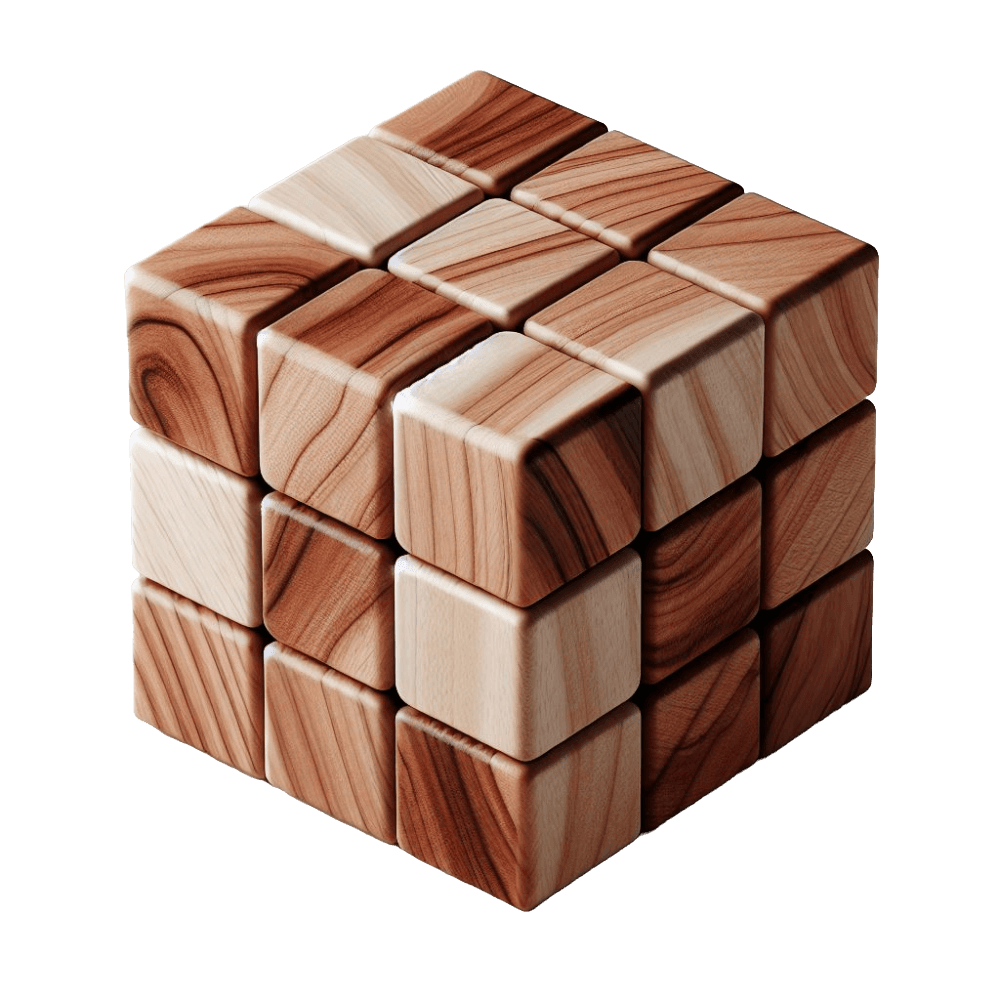 Wooden Rubik's Cube